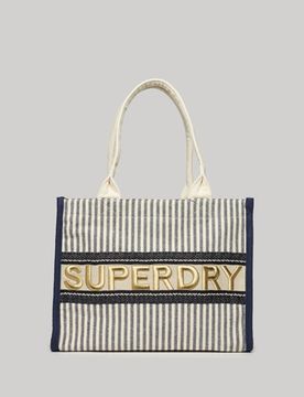 Superdry Damen Luxe Tragetasche Marineblau - Größe: One Größe