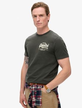 Superdry Herren Tokyo T-shirt mit Grafik Schwarz - Größe: L