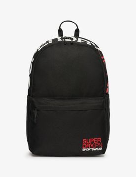 Superdry Women's Windyachter Montana Rucksack mit Logo Schwarz - Größe: 1Größe