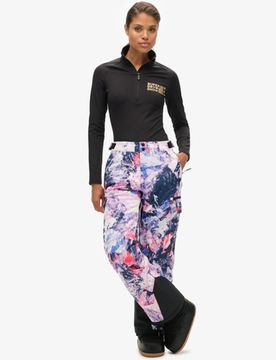 Superdry Damen Ski Ultimate Rescue Hose Lila - Größe: 36