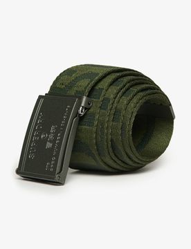 Superdry Women's Damen Grün Gurtbandgürtel mit Logodruck, Größe: 1Größe - Größe: One Größe