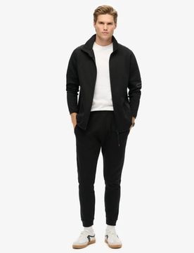 Superdry Herren Tech Jogginghose mit Karottenschnitt Schwarz - Größe: Xxl