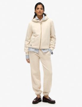 Superdry Women's Essential Jogginghose mit Logo Beige - Größe: 38