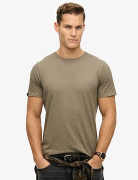 Superdry Herren Classic Essential T-shirt Brown - Größe: M