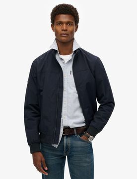 Superdry Men's Harrington-jacke aus Nylon Marineblau - Größe: XL