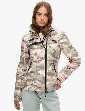 Superdry Women's Mountain Windbreaker Jacke Grün - Größe: 38
