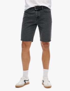 Superdry Herren Vintage Straight Shorts Schwarz - Größe: 30