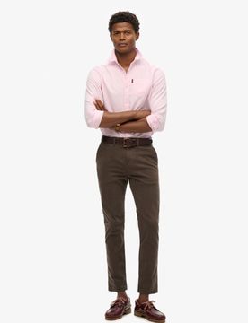 Superdry Herren International Chinohose Beige - Größe: 30/32