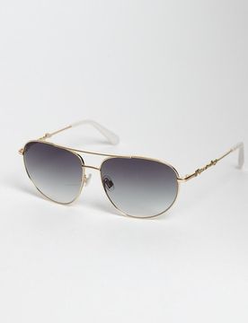 Superdry Damen Pilotensonnenbrille mit Farbverlaufsgläsern Gold - Größe: 1Größe