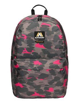 Superdry Damen Classic Patch Montana Rucksack Green - Größe: 1Größe