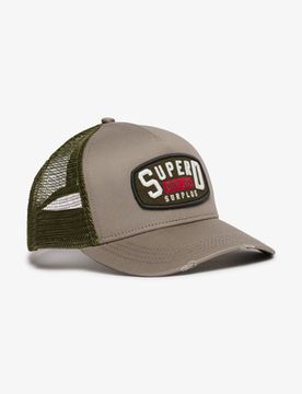 Superdry Damen Dirt Road Trucker-kappe aus Cord Navy - Größe: 1Größe