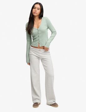 Superdry Damen Athletic Essentials Jerseystreifen-hose Schmale Passform Grey - Größe: 44