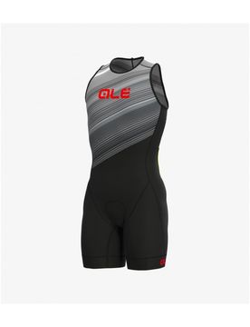 Body triathlon Kaula Olympic Tri senza maniche bianco