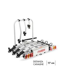 Portabici gancio traino Tech-pro Bike 3 bici