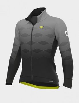 Giubbino invernale ciclismo PR-R MAGNITUDE nero-grigio