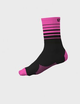 Calzini ciclimo RICICLATO 16cm ONE rosa fluo