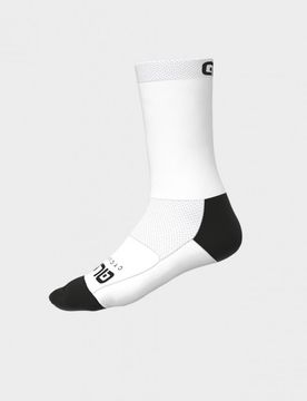 Calzini ciclimo Q-SKIN 18cm TEAM bianco