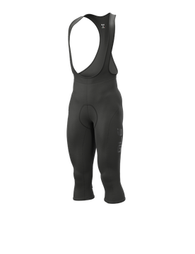 Calzamaglia invernale ciclismo 3/4 SOLID WINTER nero 2025