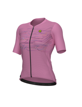 Maglia ciclismo donna MEGABYTE PR-E rosa 2024
