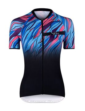 Maglia ciclismo donna LIFE LADY blu rosa