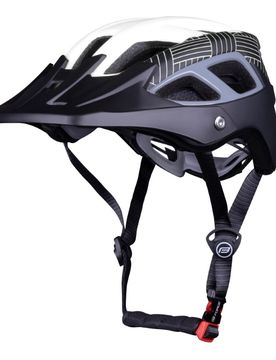 Casco MTB Enduro All Mountain AVES bianco nero