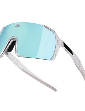 Occhiali per bici ciclismo GLARE trasparente lenti blu