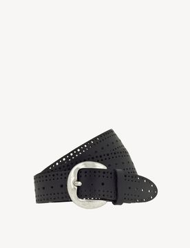 Cintura di pelle nero - 80