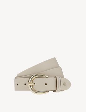 Cintura di pelle beige - 75