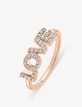 Anello oro rosa - 54