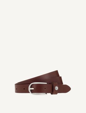 Cintura di pelle marrone - 75