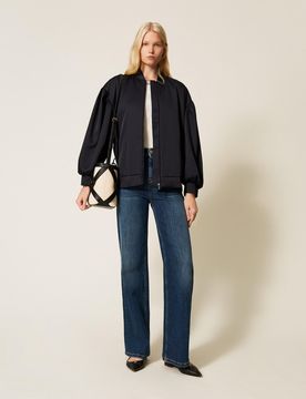 Twinset Jean ample cinq poches