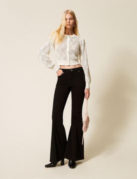 Twinset Pantalon évasé en bull