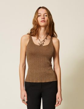 Twinset Top en maille avec lurex
