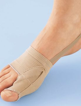 Hallux-Valgus-Bandage, 1 Paar beige