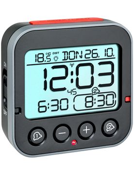 TFA Funkwecker "Bingo 2.0" schwarz