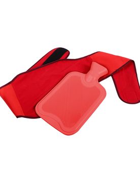 Wärmflaschengürtel, 1,75 l rot
