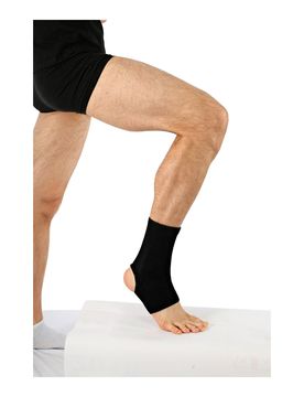 Elastische Sprunggelenkbandage M schwarz