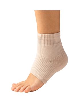 Knöchel-Strumpf, 2 Stück L/XL beige