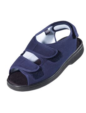 Klettverschluss-Sandale 43 blau