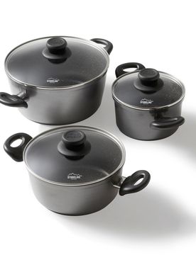 ® Topf-Set 6-teilig 16/20/24 mit Deckeln