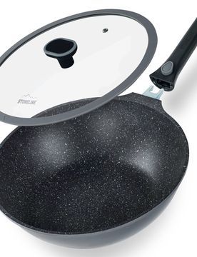 ® SMART Wokpfanne 30 cm mit Deckel - Grau