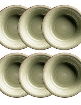 Mäser Suppenteller-Set, Steingut LUMACA