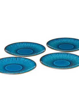 Speiseteller-Set, Steinzeug Eisfall