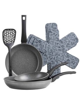 Mäser Pfannen Set, 7-tlg., Aluminium Leonis