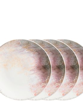 Mäser Speiseteller-Set, Steinzeug Aquarellia