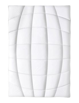 Duo-Light-Steppbett "Allergo" weiss