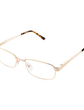 Lesebrillen "elegant" + Gratis Etui gold