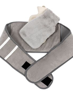 Wärmflaschengürtel "4 in 1" grau