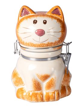 Kaffeedose „Kater Max“, 500 ml orange