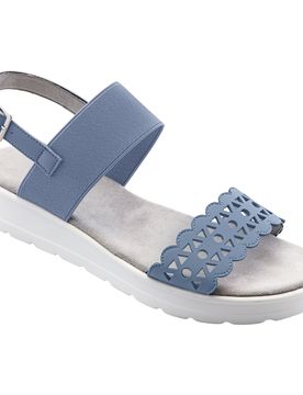 Bequem-Sandale „Sandra“ 38 blau